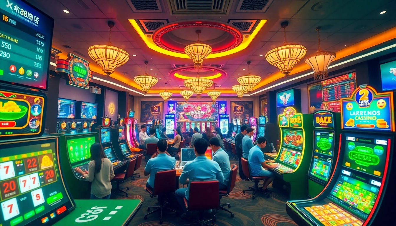 Engaging online casino experience at tk88win.live featuring various games and vibrant atmosphere.
