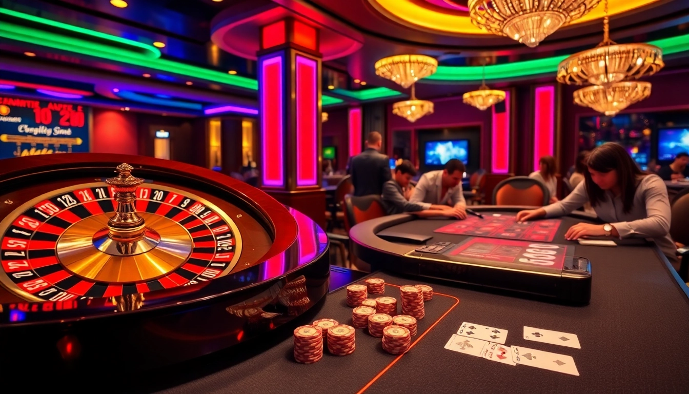 Experience luxury gambling at https://nohu906.pro/ with vibrant casino tables and excited players.